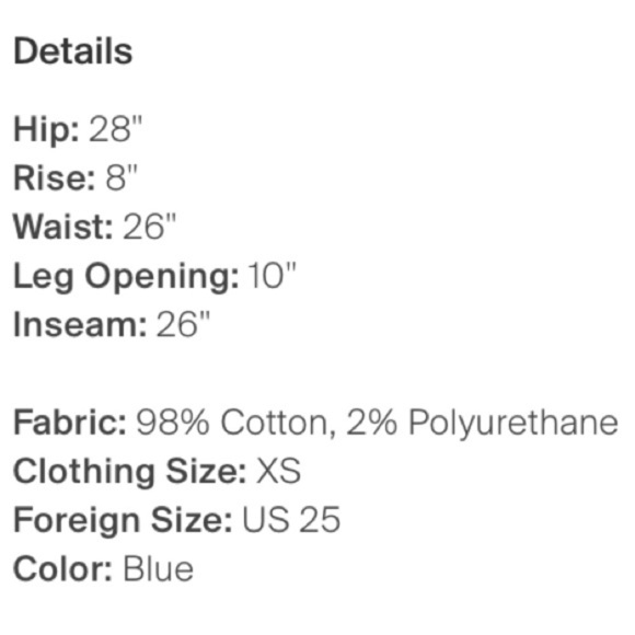 Rag & Bone Blue Ankle Zip Jeans Distressed Skinny Women’s Size 25 - Picture 15 of 16